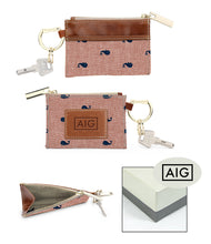 Load image into Gallery viewer, Kennedy Key Ring Zip Wallet