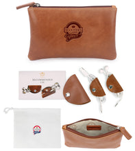 Load image into Gallery viewer, Tech Cord Wraps (3) in Zippered Pouch